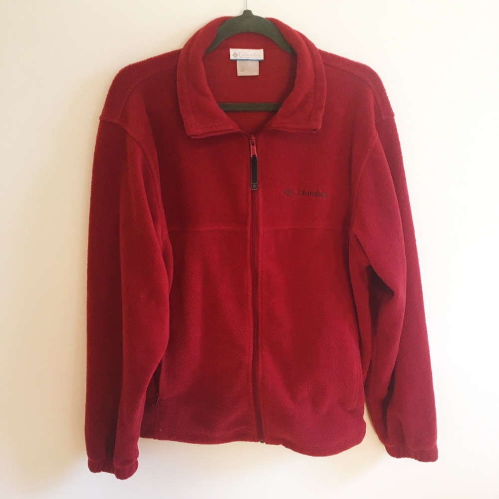 Red Columbia Medium Fleece
